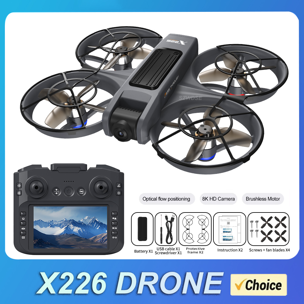 NEW X226 RC Drone 2.4G 5G WIFI - Drone Camera 4K recension och pris