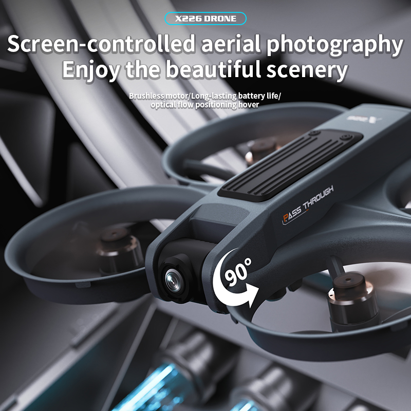 NEW X226 RC Drone 2.4G 5G WIFI - Drone Camera 4K recension och pris