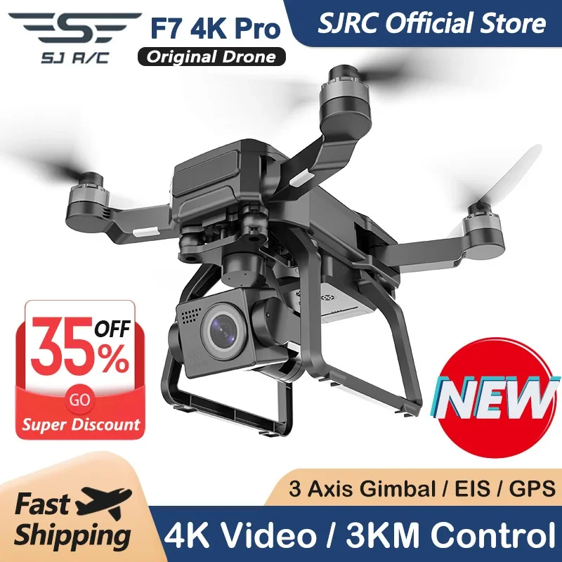 SJRC F7 4K PRO Camera Drone GP - Drone Camera Professional recension och pris